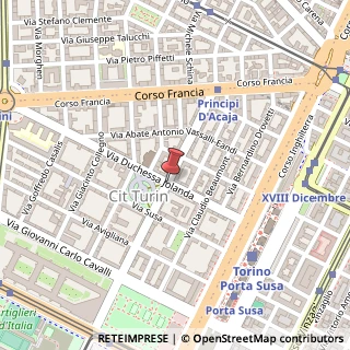 Mappa Via Duchessa Jolanda,  16, 10138 Torino, Torino (Piemonte)