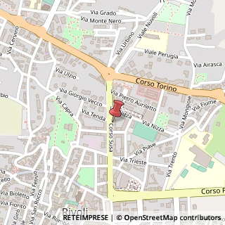 Mappa Corso Susa, 44/A, 10098 Rivoli, Torino (Piemonte)