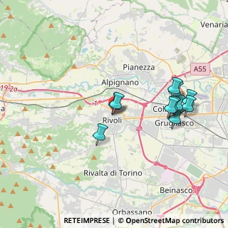 Mappa Centro Commerciale La Piazzetta, 10098 Rivoli TO, Italia (3.66455)