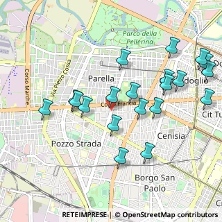 Mappa Via Angrogna, 10139 Torino TO, Italia (1.0705)