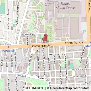 Mappa Corso Francia,  446, 10146 Torino, Torino (Piemonte)
