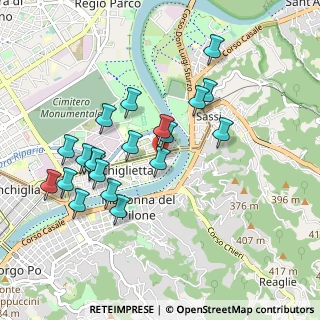 Mappa Corso Cadore, 10153 Torino TO, Italia (0.9185)