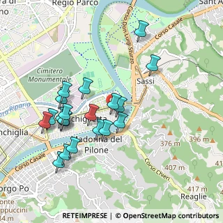 Mappa Corso Cadore, 10153 Torino TO, Italia (0.933)
