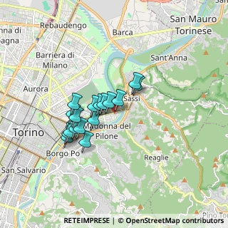 Mappa Corso Casale, 10132 Torino TO, Italia (1.33353)