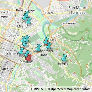 Mappa Corso Casale, 10132 Torino TO, Italia (2.076)