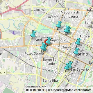 Mappa Via Freidour, 10139 Torino TO, Italia (1.86727)