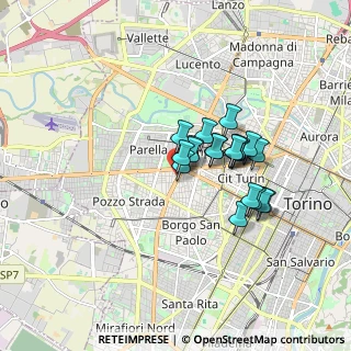 Mappa Via Freidour, 10139 Torino TO, Italia (1.264)