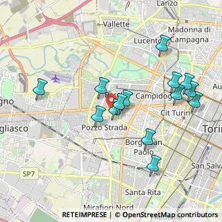 Mappa Via Quart, 10139 Torino TO, Italia (1.94786)