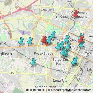 Mappa Via Quart, 10139 Torino TO, Italia (2.03722)