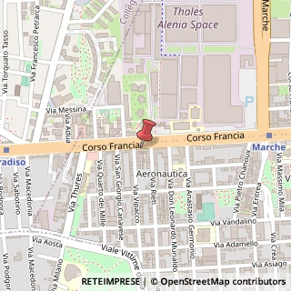 Mappa Corso Francia, 385, 10142 Torino, Torino (Piemonte)