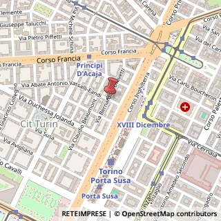 Mappa Via Bernardino Drovetti,  14, 10138 Torino, Torino (Piemonte)