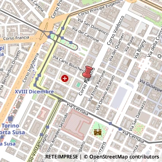 Mappa Via Filippo Juvarra, 13/a, 10122 Torino, Torino (Piemonte)