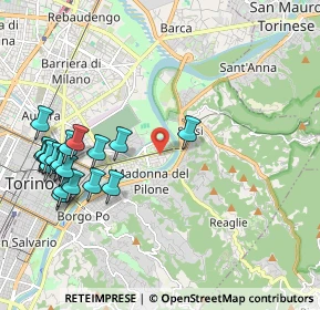 Mappa Via Privata Oslavia, 10153 Torino TO, Italia (2.411)