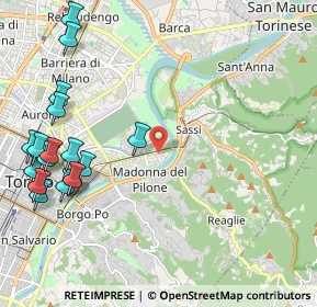Mappa Via Privata Oslavia, 10153 Torino TO, Italia (2.77176)