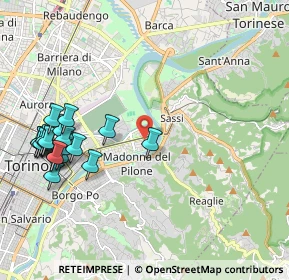 Mappa Via Privata Oslavia, 10153 Torino TO, Italia (2.3995)