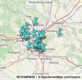 Mappa Via Privata Oslavia, 10153 Torino TO, Italia (9.4705)