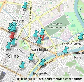 Mappa Vanchiglia, 10153 Torino TO, Italia (1.286)