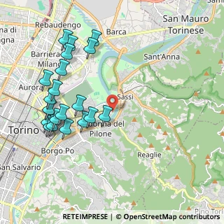 Mappa 10132 Torino TO, Italia (2.2545)