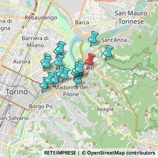 Mappa 10132 Torino TO, Italia (1.27412)