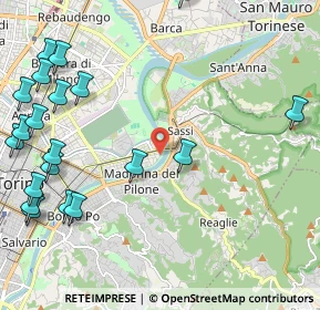 Mappa 10132 Torino TO, Italia (2.9855)