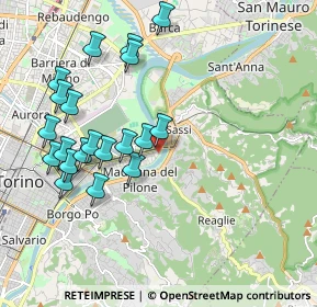 Mappa 10132 Torino TO, Italia (2.068)