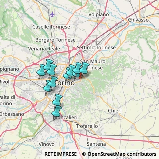 Mappa 10132 Torino TO, Italia (5.48333)