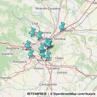 Mappa 10132 Torino TO, Italia (9.02273)