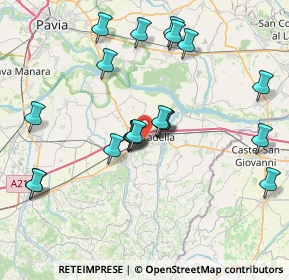 Mappa 27043 Stradella PV, Italia (7.8025)