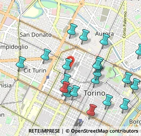 Mappa Via Giovanni Ambrogio Bertrandi, 10122 Torino TO, Italia (1.0785)