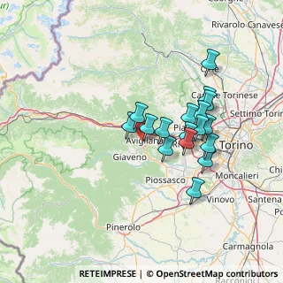 Mappa Impianti sportivi Giovanni Paolo II, 10051 Avigliana TO, Italia (11.79353)