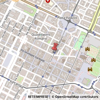 Mappa Via Milano, 3/F, 10122 Torino, Torino (Piemonte)