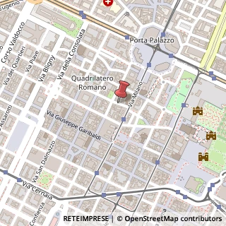 Mappa Via San Domenico,  5, 10122 Torino, Torino (Piemonte)