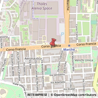 Mappa Corso Francia,  351, 10142 Torino, Torino (Piemonte)