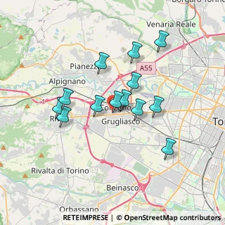 Mappa Via Bologna, 10093 Collegno TO, Italia (3.05846)