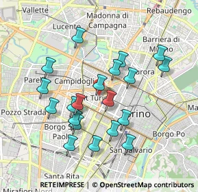 Mappa Via Claudio Beaumont, 10145 Torino TO, Italia (1.762)