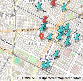 Mappa Via Claudio Beaumont, 10145 Torino TO, Italia (0.5155)