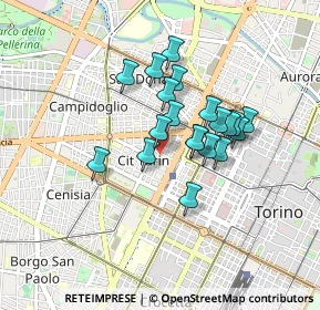 Mappa Via Claudio Beaumont, 10145 Torino TO, Italia (0.6505)