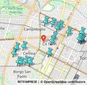 Mappa Via Goffredo Casalis, 10138 Torino TO, Italia (1.17)