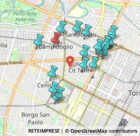 Mappa Via Goffredo Casalis, 10138 Torino TO, Italia (0.89)