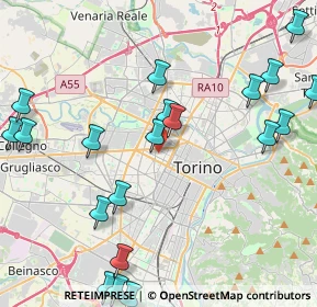 Mappa Via Goffredo Casalis, 10138 Torino TO, Italia (5.3745)