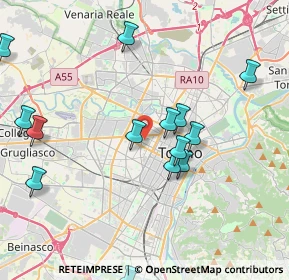 Mappa Via Goffredo Casalis, 10138 Torino TO, Italia (4.72933)
