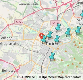 Mappa Via Goffredo Casalis, 10138 Torino TO, Italia (5.73333)