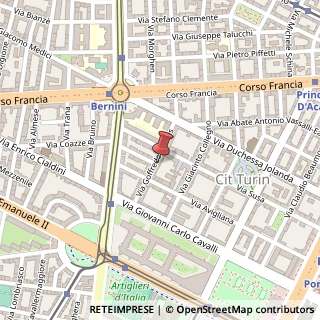 Mappa Via Goffredo Casalis, 61, 10138 Torino, Torino (Piemonte)