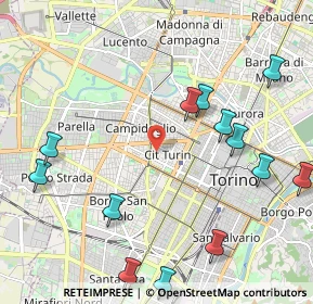 Mappa Via Goffredo Casalis, 10138 Torino TO, Italia (2.61)