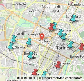 Mappa Via Goffredo Casalis, 10138 Torino TO, Italia (2.53071)