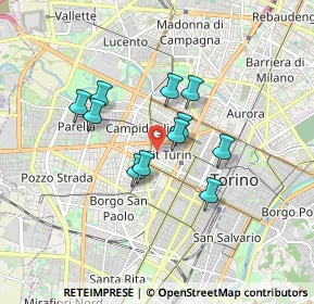 Mappa Via Goffredo Casalis, 10138 Torino TO, Italia (1.32091)