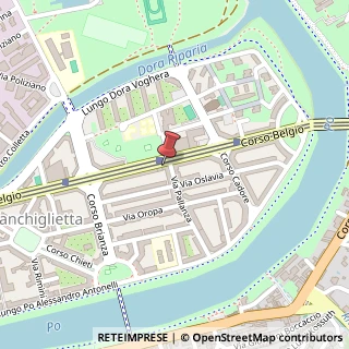 Mappa Corso Belgio, 134, 10153 Torino, Torino (Piemonte)