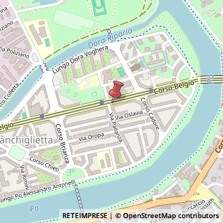 Mappa Corso Belgio, 138, 10153 Torino, Torino (Piemonte)