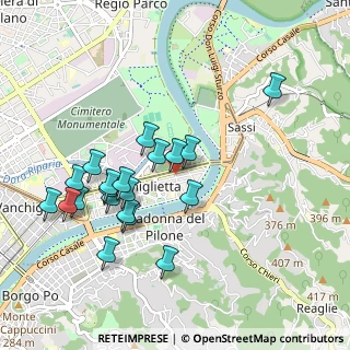 Mappa Via Privata, 10153 Torino TO, Italia (0.9505)