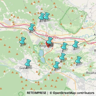 Mappa Via Benetti, 10051 Avigliana TO, Italia (3.80667)